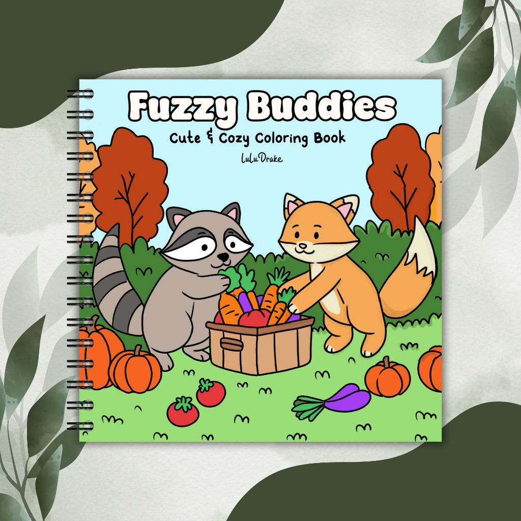 

Fuzzy Buddies Coloring Book Buku Mewarnai Fuzzy Buddies Anti Strees Healing Coloring Book