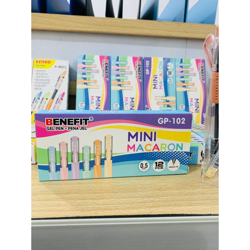 

Pena Benefit 1 Pak / Pena Pastel / Pena Benefit Minimacaron / Pena Isi 12 pcs
