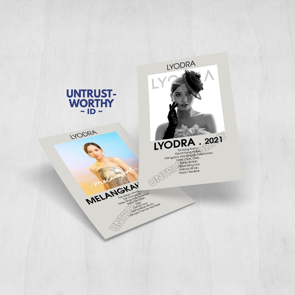 Poster Lyodra Album Ukuran A5 (2pcs)
