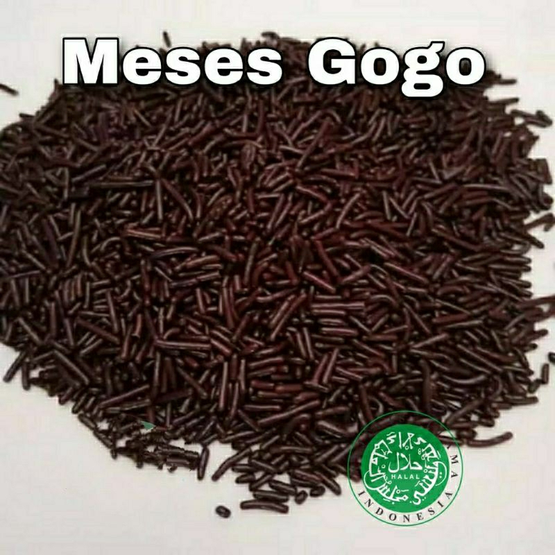 

MESES GOGO 250gr / Meses Coklat / Meises Cokelat Butir Compund