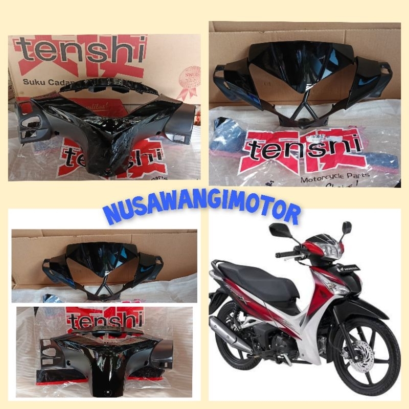 Batok depan belakang supra x 125 helm in