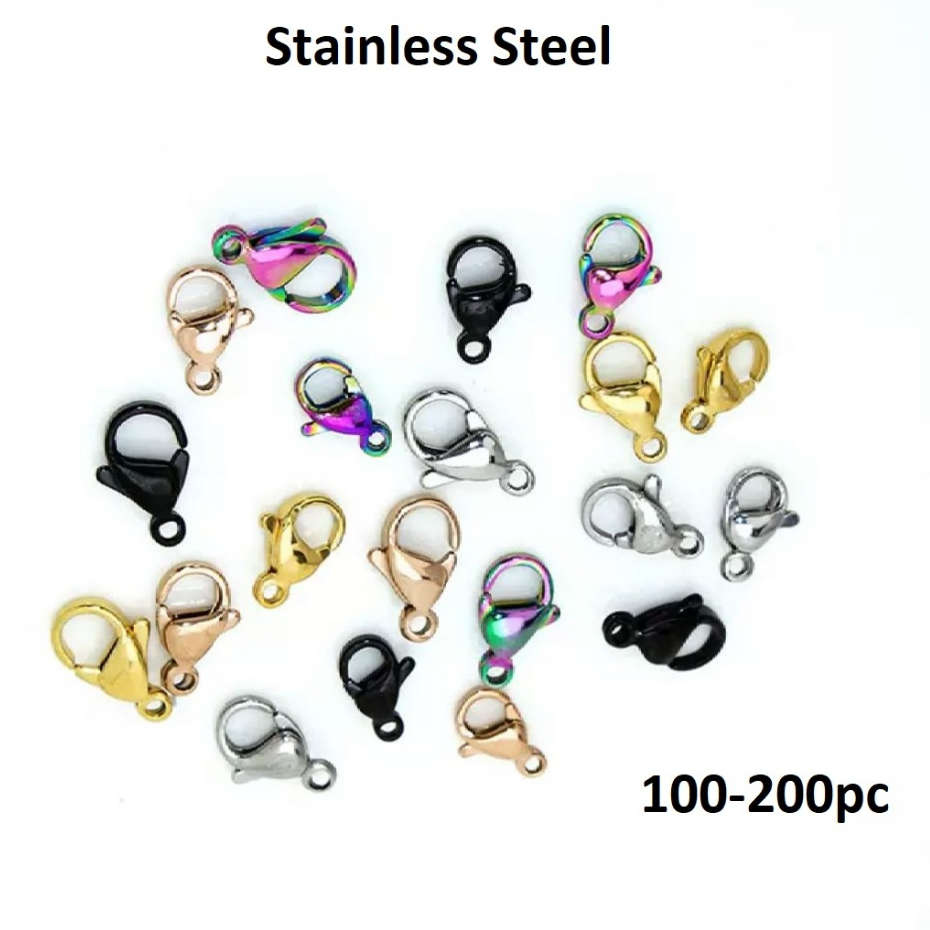 Kait Lobster Kait Kalung / Kait Gelang / Kait Udang Claps Stainless Steell/100-200Pc