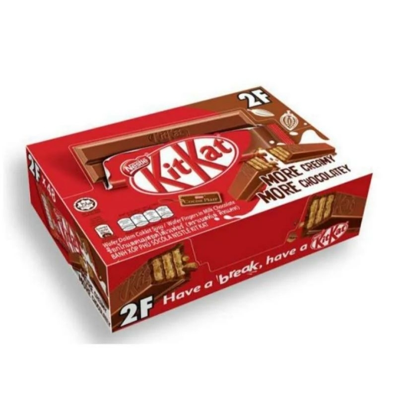 Kitkat Kit Kat 2 Finger 2F Chocolate box 24x17g