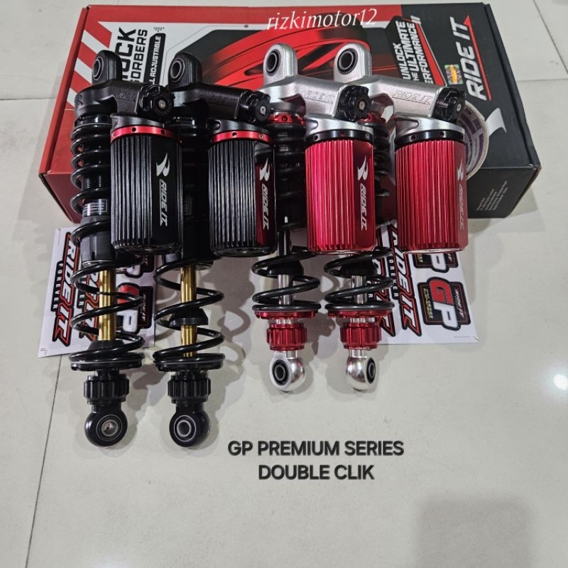 SHOCK BREAKER TABUNG RIDE IT GP PREMIUM SERIES DUOBLE CLICK FIZ R JUPITER Z RX KING TIGER SUPRA SIZE