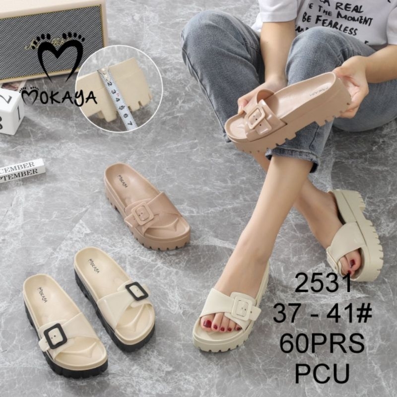 MOKAYA Sandal Selop Wanita Dewasa Sendal Jepit Perempuan Terbaru