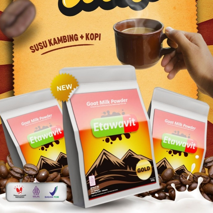 

ETAWAVIT GOLD Plus KOPI Sensasi Baru Kemasan 500 gr