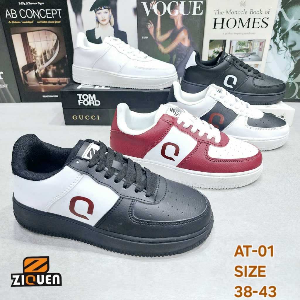 Sepatu Pria dan Wanita  Casual Sneakers Fashion OOTD Hangout Kuliah Kerja Travel Sepatu ziquen sepat