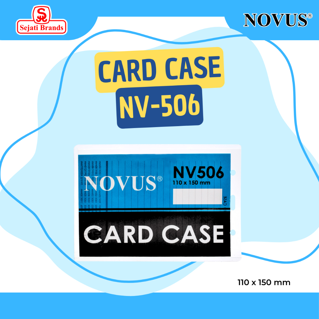 

CLEARANCE Novus Card Case/ Kantong ID card/ Kantong Kartu nama Kode NV-506 Ukuran (110 x 150 mm)