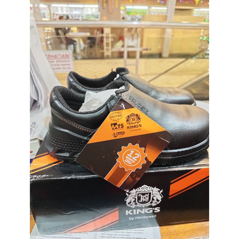 Safety Shoes King KWD207 Original / Sepatu Safety Slop Pendek