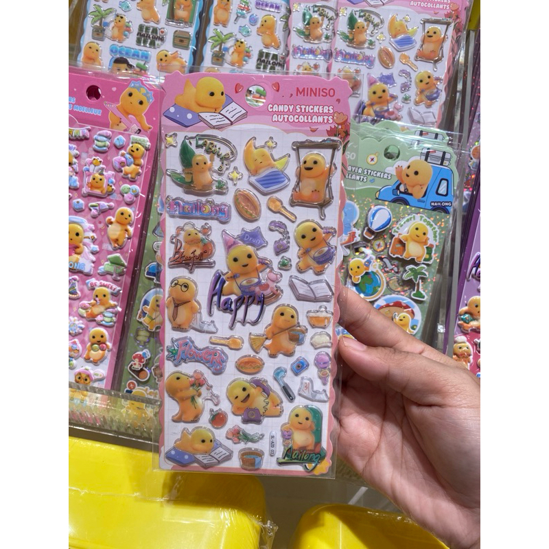 

[READY STOCK ORI] STICKER NAILONG DINO KUNING X MINISO 3D EPOXY - STICKER PUFFY AUTOCOLLANTS ORIGINAL DINO KUNING CITA CITAKU MENJADI SOFTEX