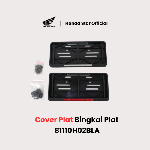 Honda ORI Cover Plat Nomor / Tatakan / Dudukan / Bingkai Plat Motor