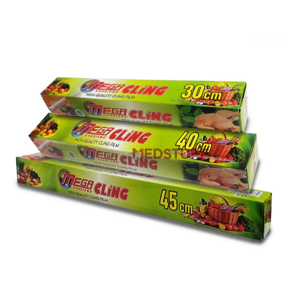 Plastik Wrap Buah Makanan Mega Cling 30cm 40cm 45cm