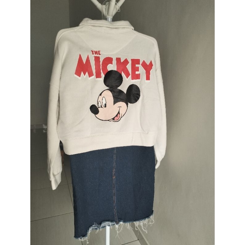 PL One set rok jeans + sweater mickey