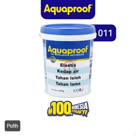 Cat pelapis anti bocor Aquaproof Aqua proof 1kg / Cat Waterproofing Aquaproof 1kg/ Aquaproof 1kg