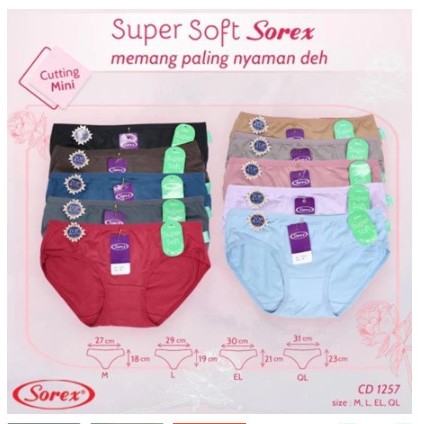 CELANA DALAM WANITA SOREX 1257