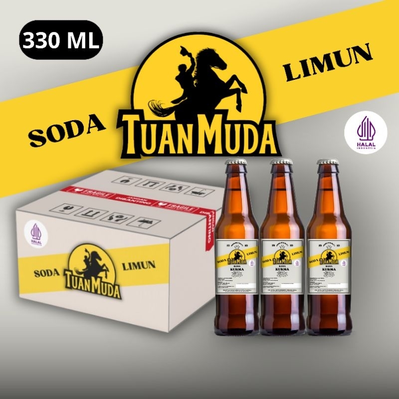 

Limun Tuan Muda Kurma 24 botol | Minuman Soda Klasik Nostalgia 330ml halal termurah (Botol Kaca)