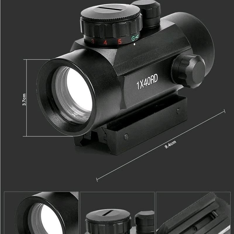 Laser SCOPE SENAPAN NYALA MERAH RED DOT (BISA COD)