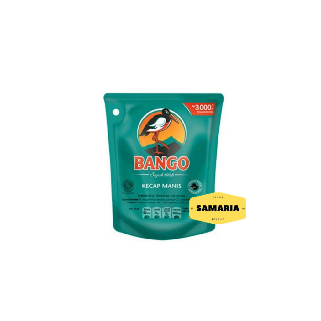 

Kecap Manis Bango Kemasan Pouch 60 ML/77 Gram