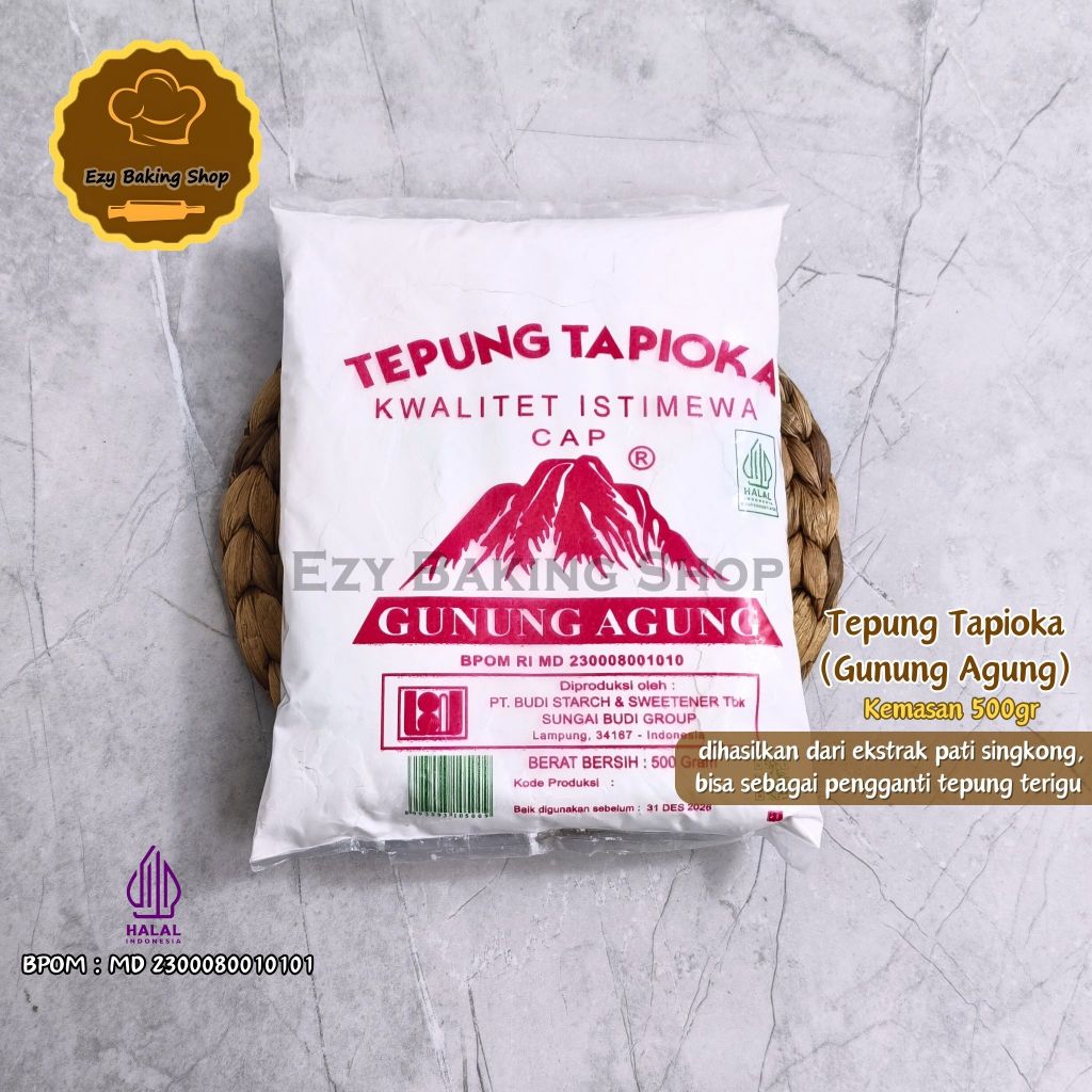 

Tepung Tapioka Cap Gunung 500g