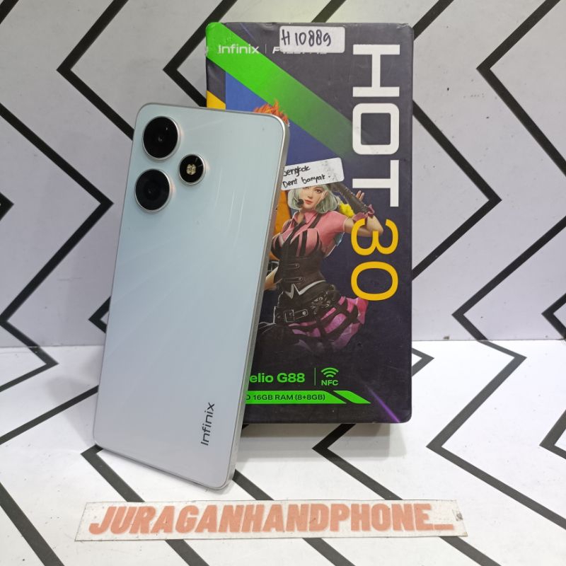 Infinix Hot 30 NFC 8/128GB Hp Second - Langsung Cek Deskripsi ya