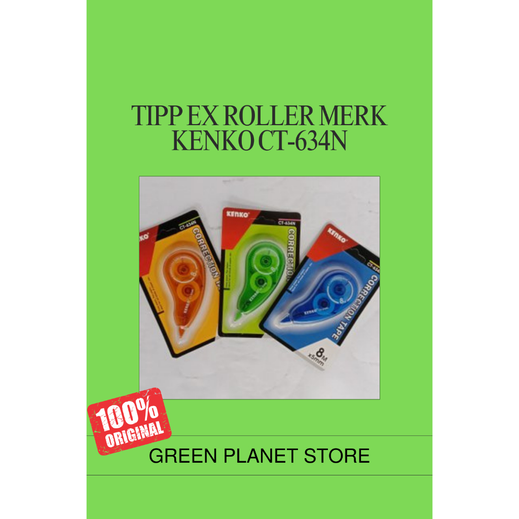 

Tipp Ex Roller Merk KENKO CT-634N
