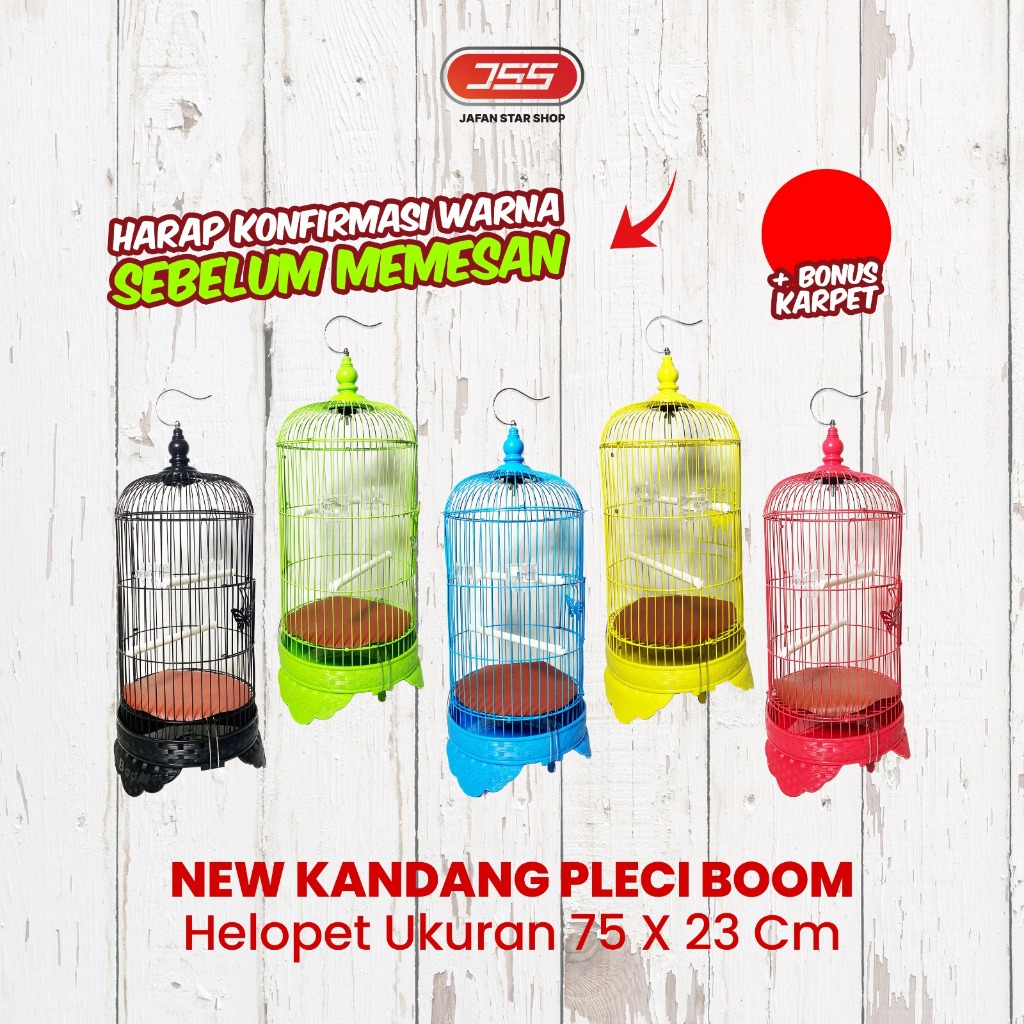 Sangkar Pleci 23 cm Kandang Burung Boom Pleci dan burung kecil