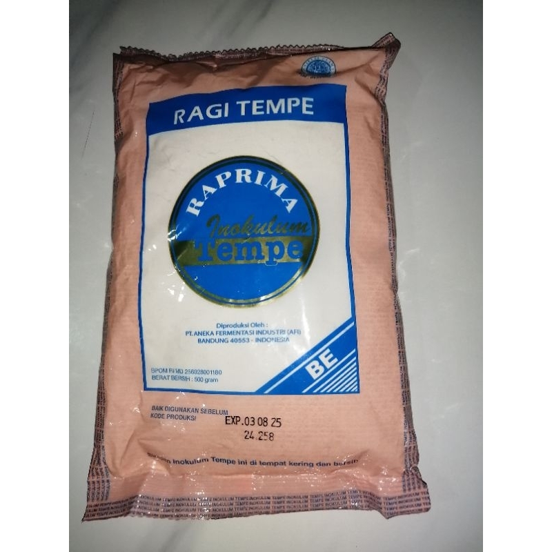 

RAGI TEMPE RAPRIMA REPACK 50 GR. SELALU BARU