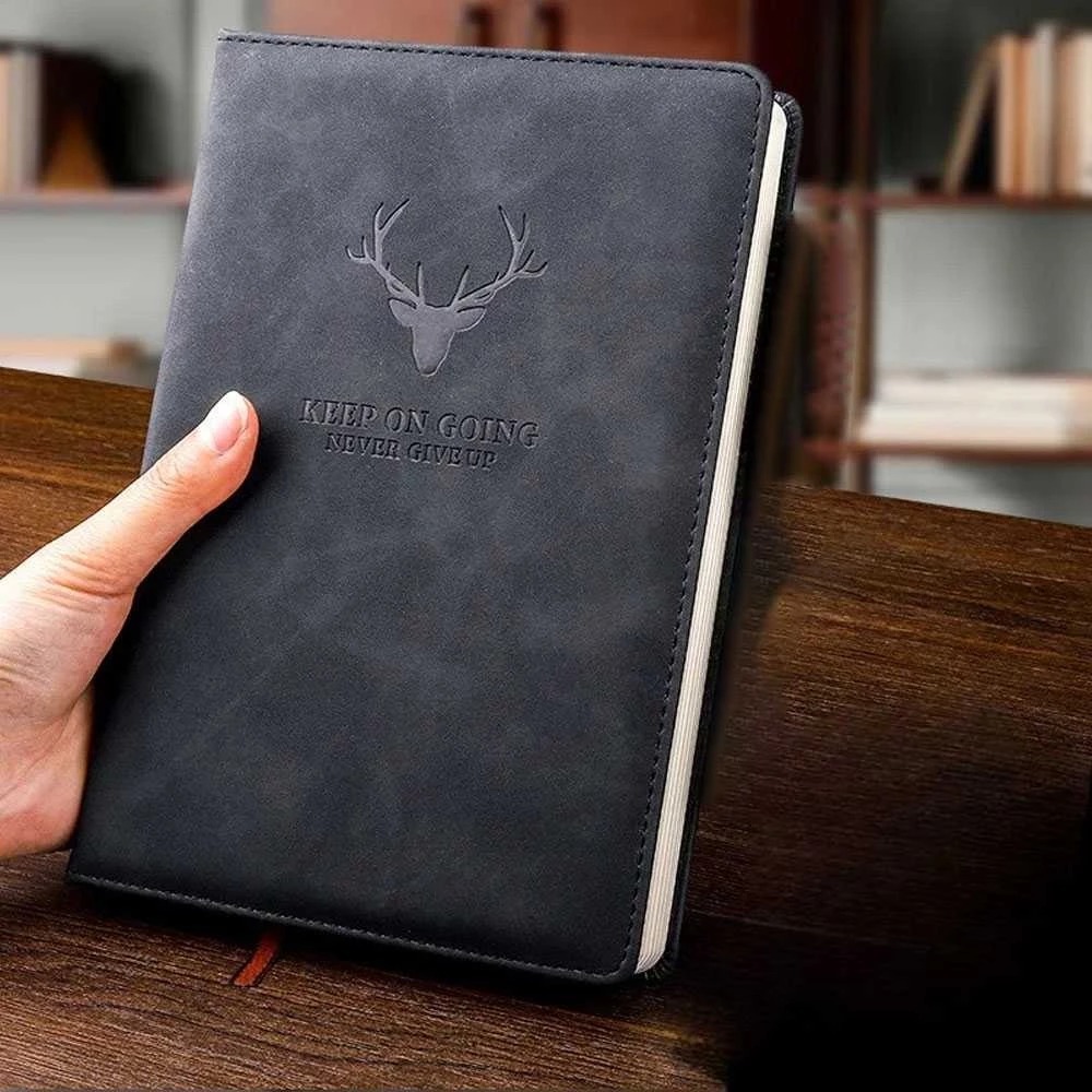 

Notebook Sarung Kulit A5 Buku Agenda Catatan Kerja Meeting Planner NoteBook Notepad Diary Binder Cover Kulit