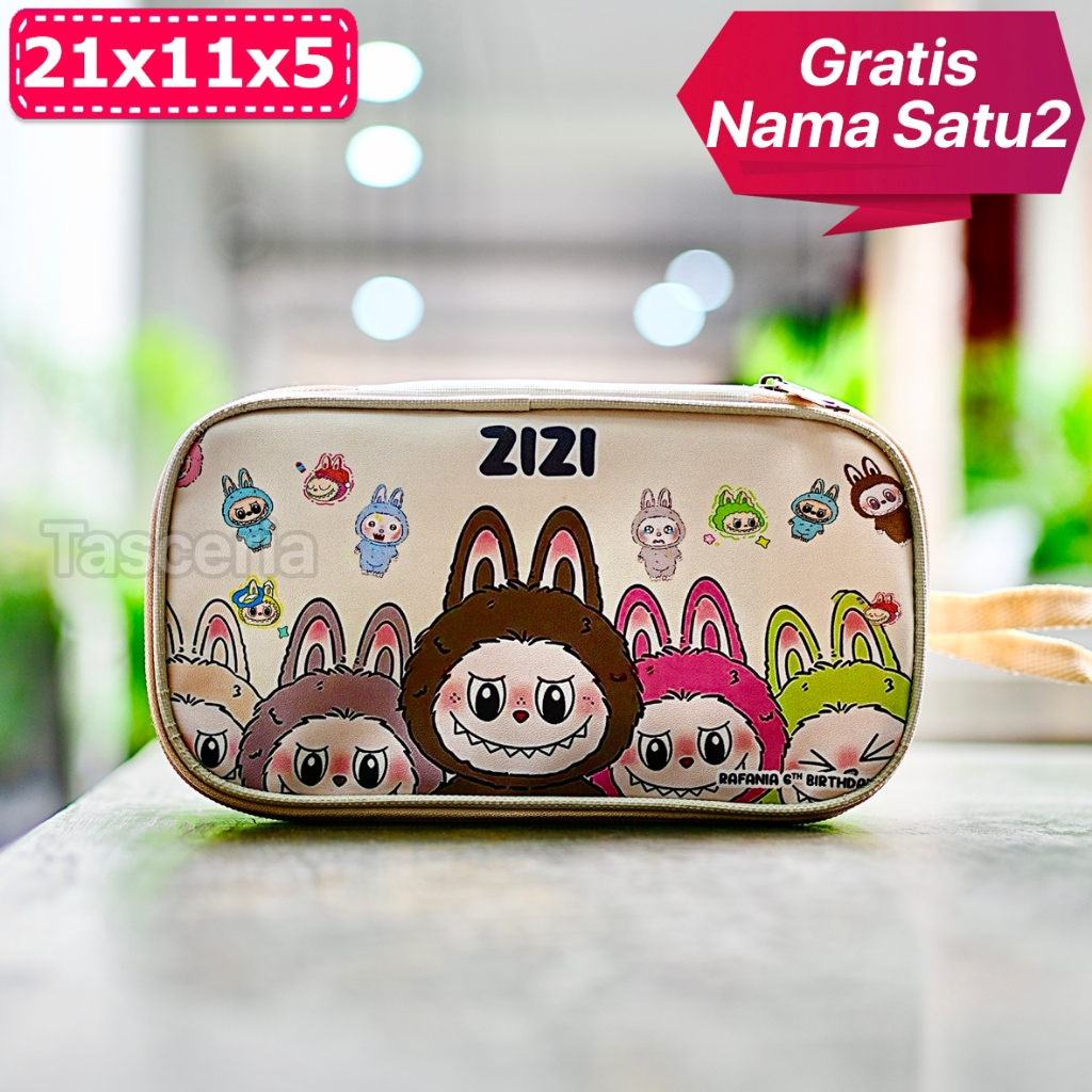 

kotak pensil anak custom Labubu / Pencil Case Anak Custom / Kotak Pensil Souvenir