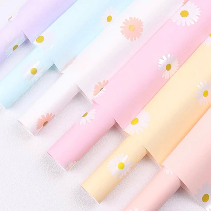 

Cellophane DAISY A Florist Kertas Kado - Flower Wrapping Paper/ Kertas Buket