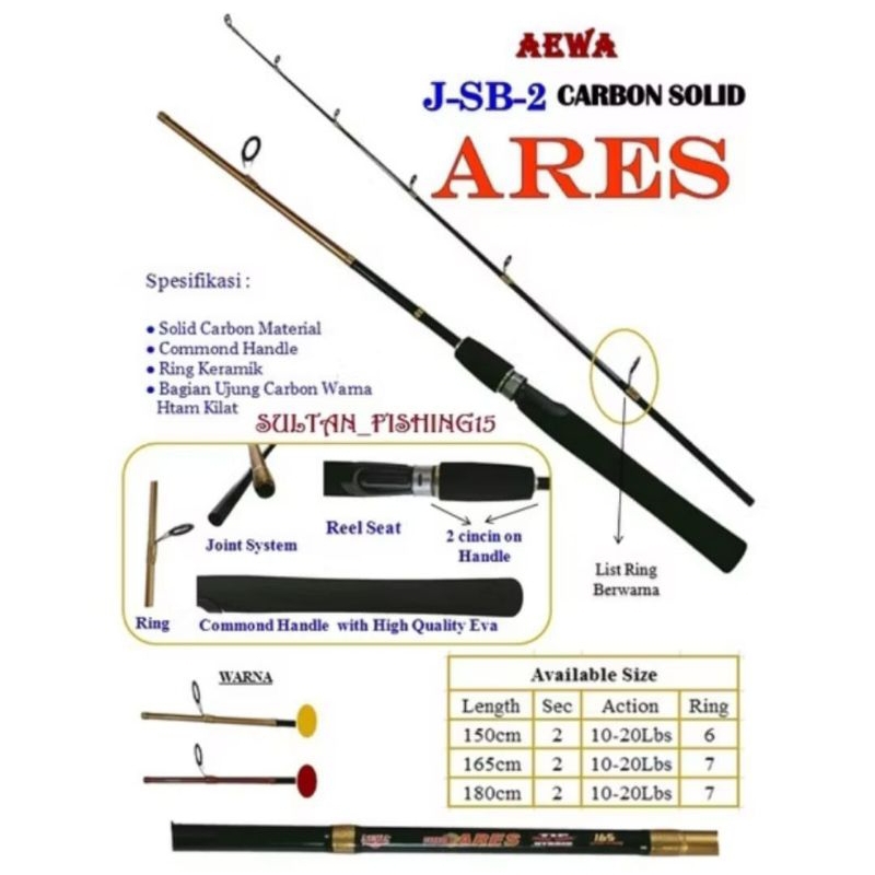 JORAN PANCING CARBON SOLID AEWA ARES 165/180