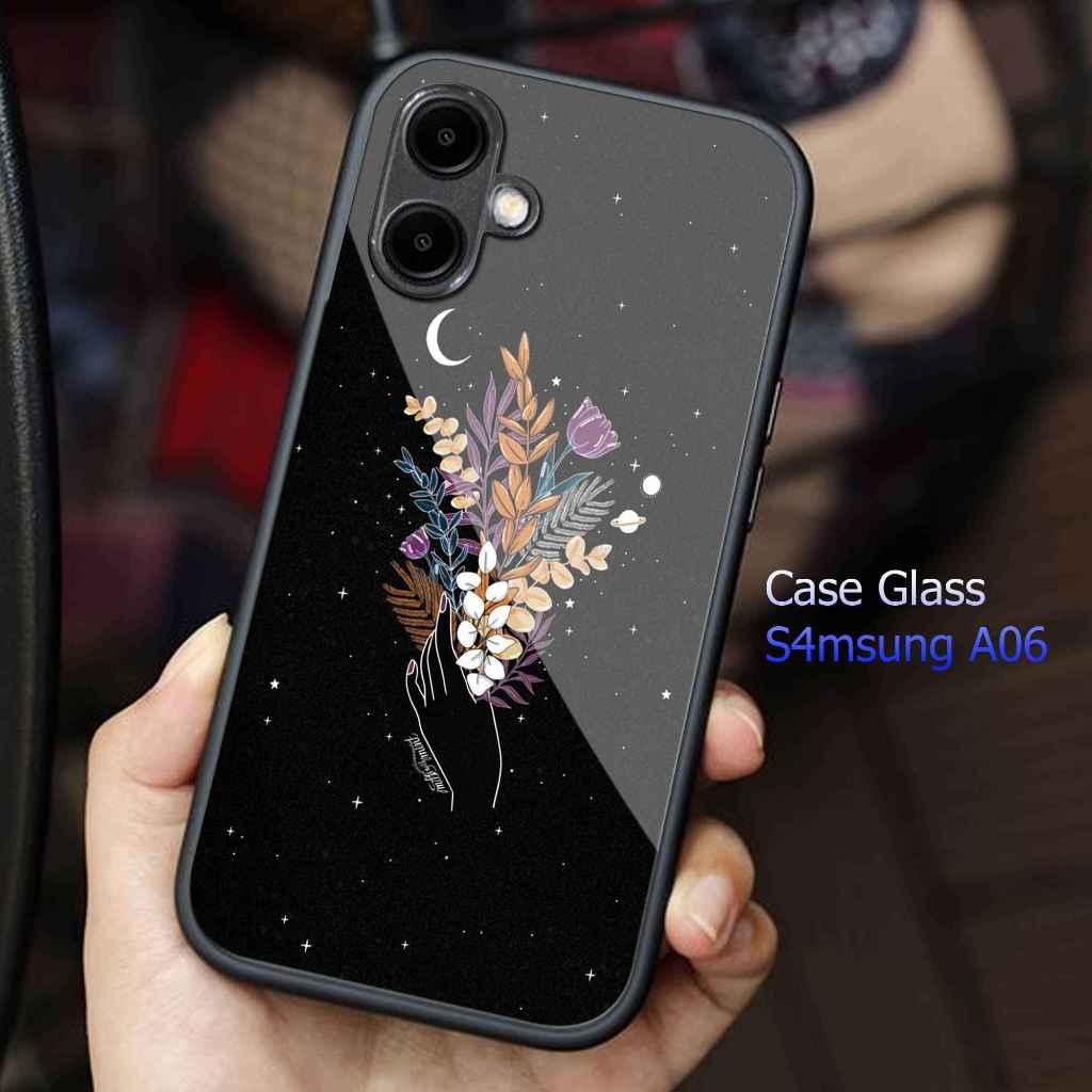 Softcase Glass Kaca Samsung A06- Casing Hp  Samsung A06 - Case Hp Samsung A06 - Softcase  Samsung A0