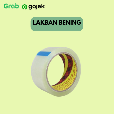 

Lakban Bening OPP Tape Ukuran 48MM X 80M
