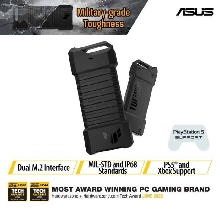 SSD Asus Tuf Gaming A1 - 1TB Type-C - SSD External 1TB