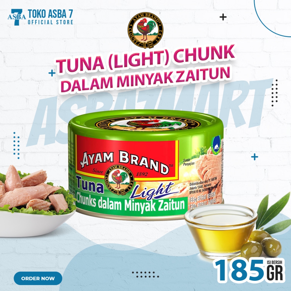 

AYAM BRAND TUNA OLIVE OIL 185G