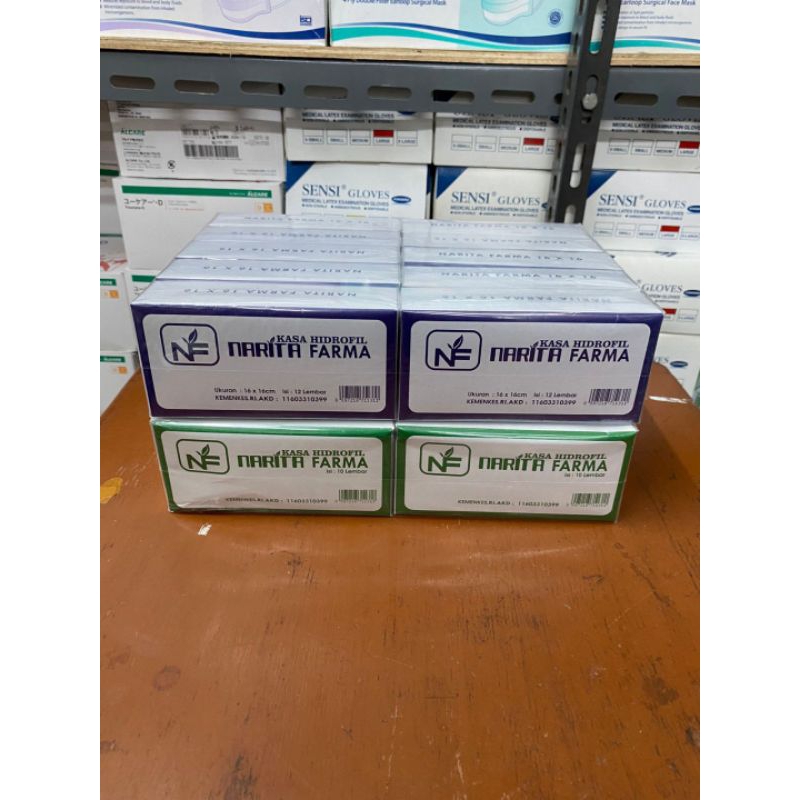 Kasa Hidrofil Steril Narita Farma isi 10 box Kasa Steril Kassa Steril Murah