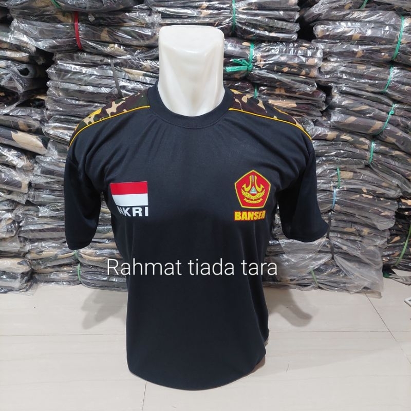 KAOS PENDEK BANSER/KAOS PENDEK BANSER WARNA HITAM/KAOS PENDEK BANSER WARNA HIJAU