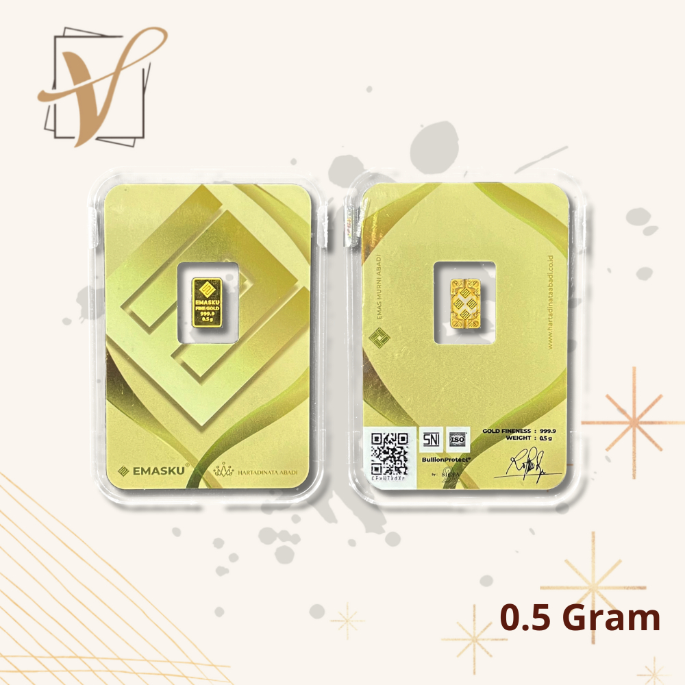 LOGAM MULIA EMASKU 0.5 GRAM