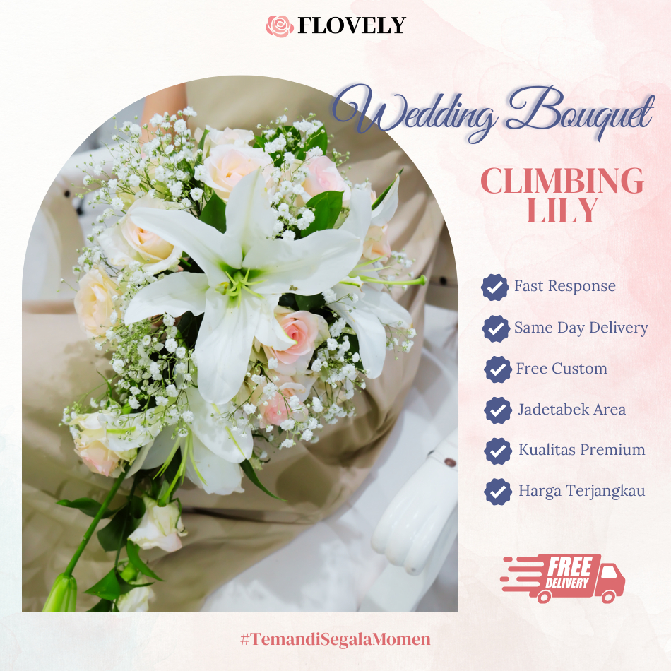 Hand Bouquet Blue Orchid | Hand Bouquet Wedding | Karangan Bunga Pernikahan | Hand Bouquet Bunga Asl
