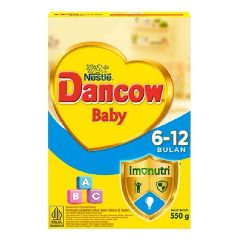 

Nestle Dancow Baby Susu Formula Bayi 6-12 Bulan 550g