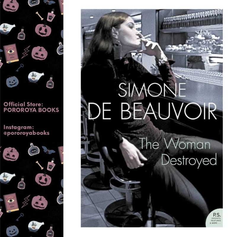 PO Buku ORIGINAL Simone de Beauvoir THE WOMAN DESTROYED English Paperback Buku Filosofi Philosophy B