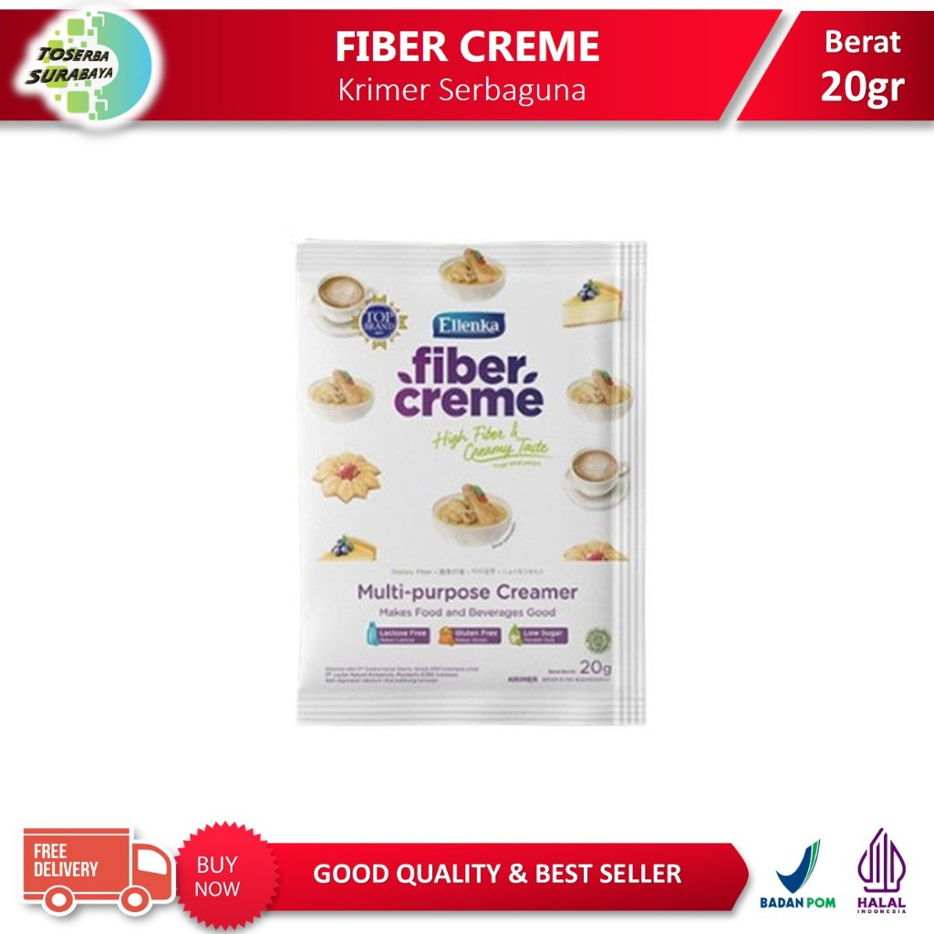 

FIBER CREME Kemasan Sachet 20gr - Krimer Serbaguna Tinggi Serat