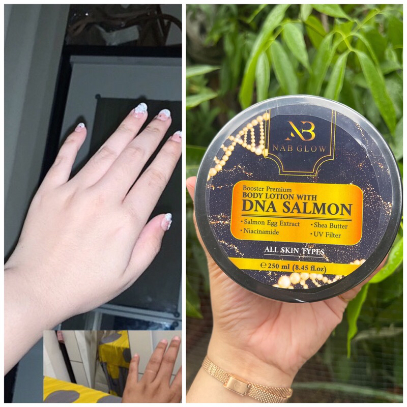 (BPOM) HB PEMUTIH HB DOSTING DNA SALMON 250GR HB PEMUTIH BADAN PALING AMPUH