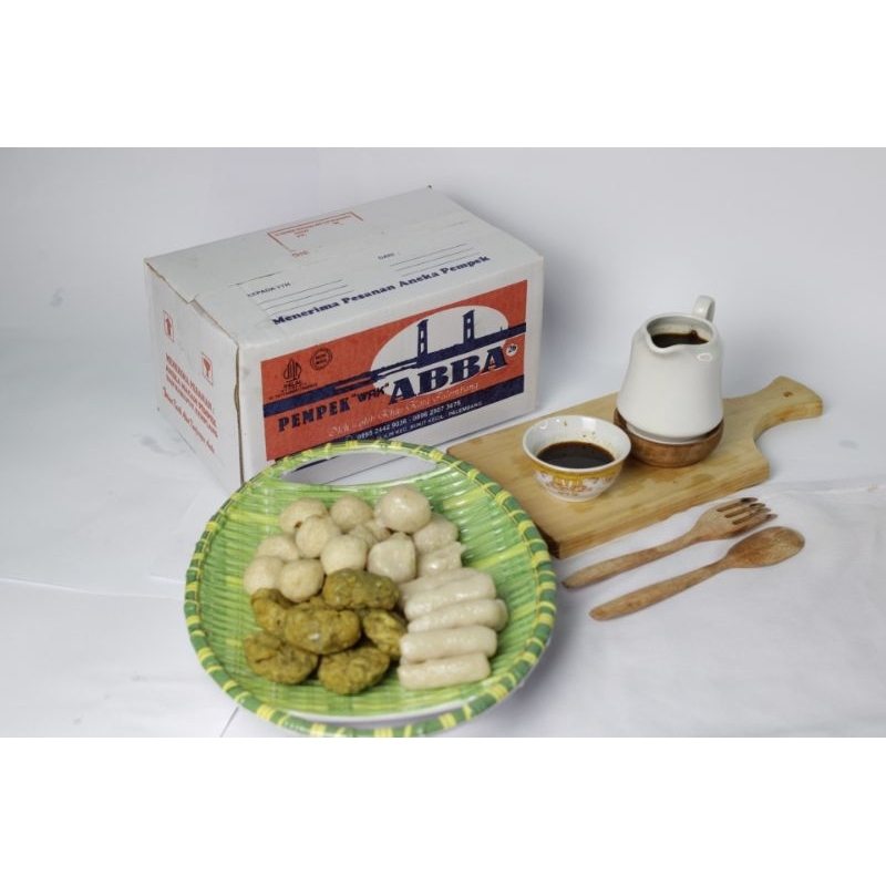 

Pempek Paket A (25 pcs pempek campur)