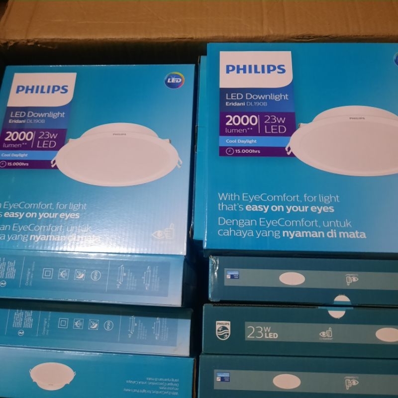 Downlight led panel philips 13 watt eridani DL190B Ib