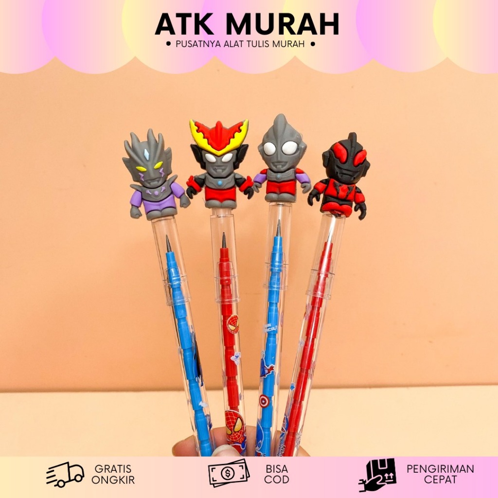 

PENSIL SUSUN ULTRAMAN V2 PSN-1556 PENCIL TEMRURAH LUCU IMUT KADO UNIK AESTHETIC COD