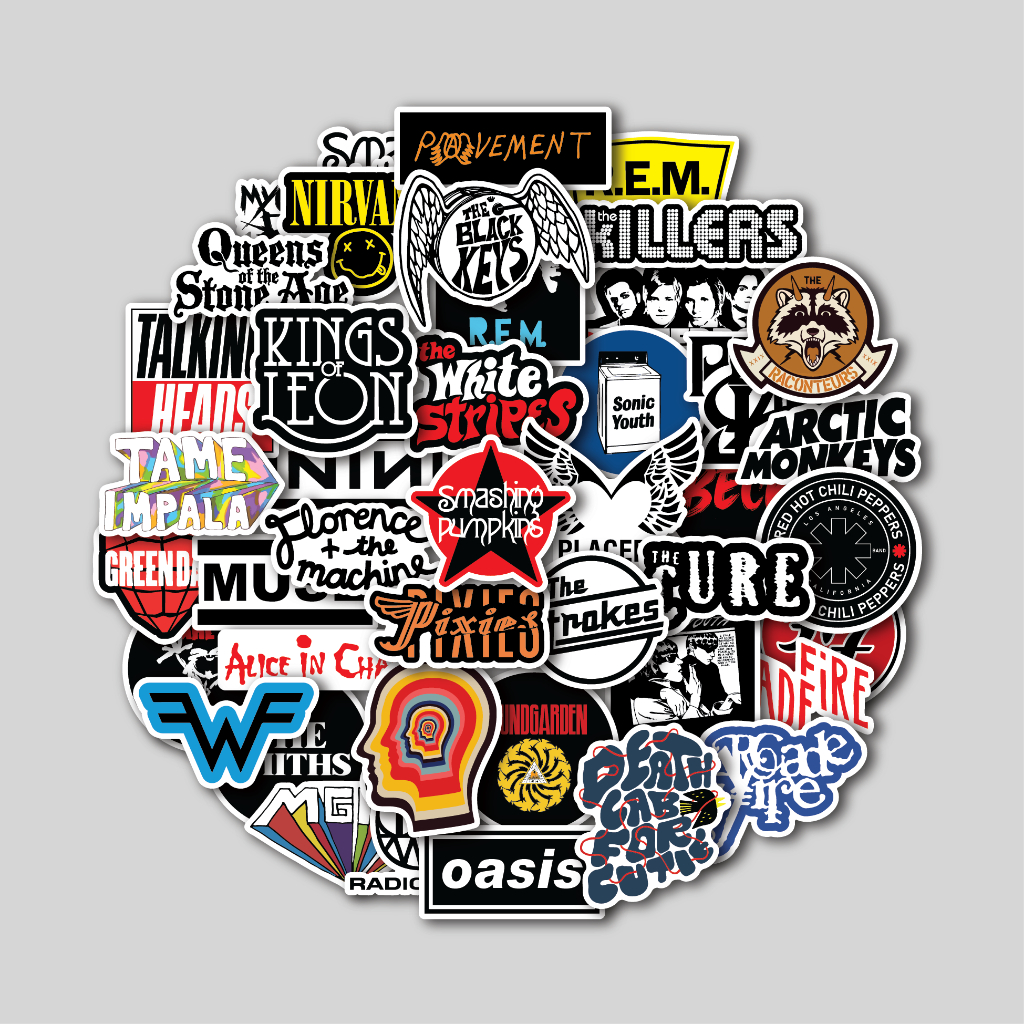 

STICKER PACK ALTERNATIVE ROCK BAND | STICKER TUMBLR | STIKER LAPTOP KOPER HELM