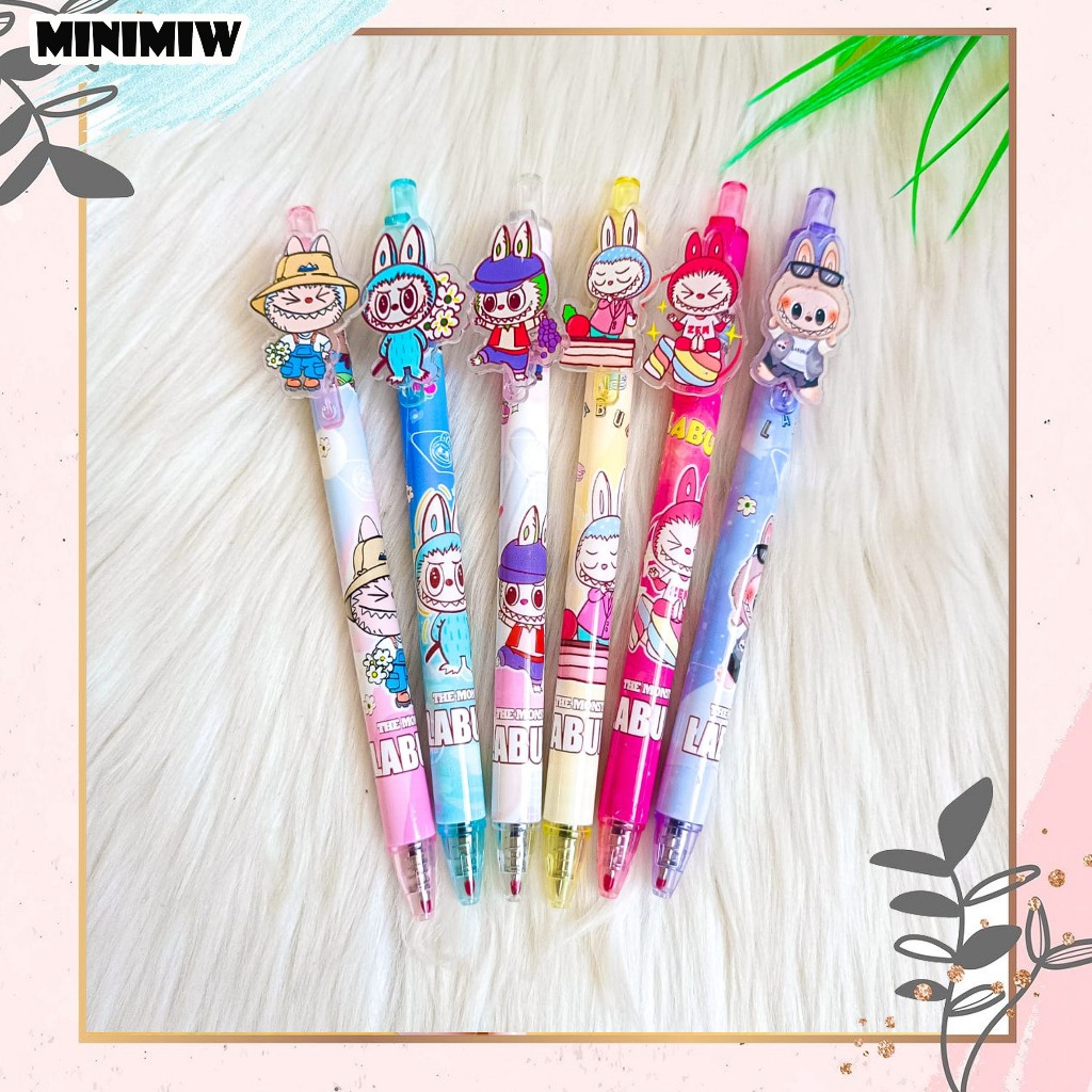 

PULPEN CETEK KARAKTER LABUBU PC-1522 POPMART THE MONSTER TASTY MACARONS LISA BLACKPINK MECHANICAL MEKANIKAL PEN PENA BOLPEN BOLPOIN LUCU ANAK ALAT TULIS KANTOR SEKOLAH MURAH TERMURAH COD