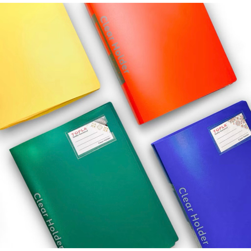 

TOPLA Clear Holder 111 - Display Book 20/40/60 File - Penyimpan Kertas & Berkas