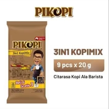 

Pikopi mix 3in1 6+3sachet
